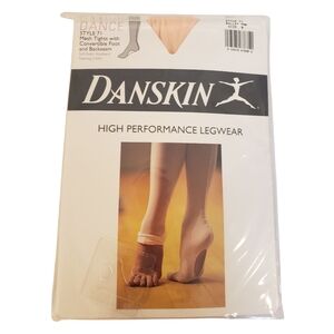 Danskin high performance legwear tights Dance Style 71 Threat Pink Size B New